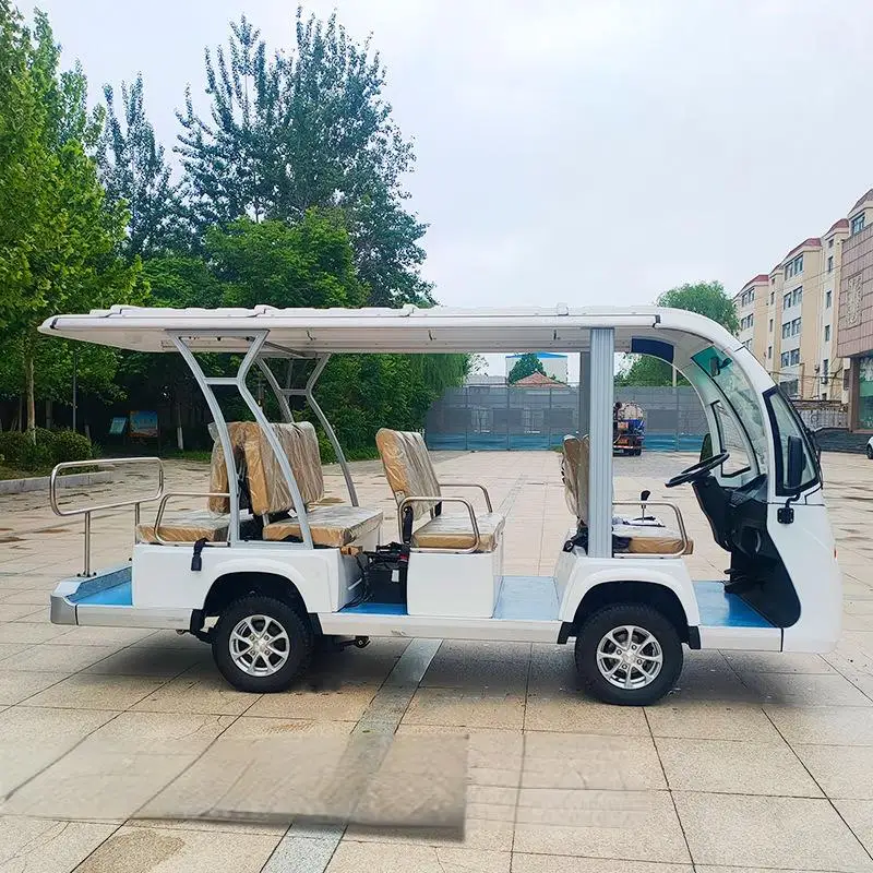 11-местный 4-колесный Электрический экскурсионный автобус для живописных мест и экскурсий