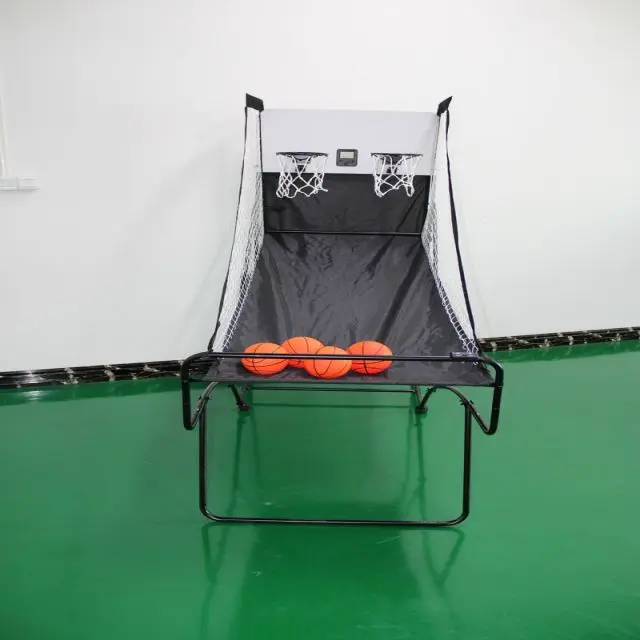 Wholesale price Double track basketball stand electronic counter freestanding adjustable basketball hoop with basketball stand