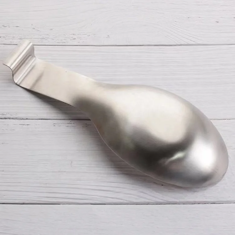 Stainless Steel kitchen Gadgets Soup Spoons Holder Matte Gold Silver Brushed Metal Spoon Rest