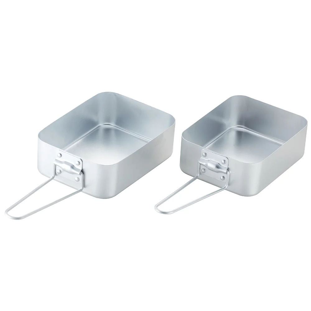 High Quality Portable Lightweight Lunch Outdoor Camping Mess Kit Aluminium Japan 3 Piece Mess Tin