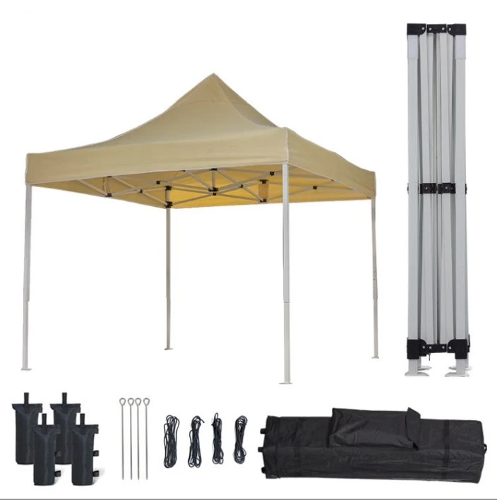 Custom Printed trade show Tent Square Leg 33mm Eco Metal Wood Frame Sail Powder Material Origin Type Poly Aluminum