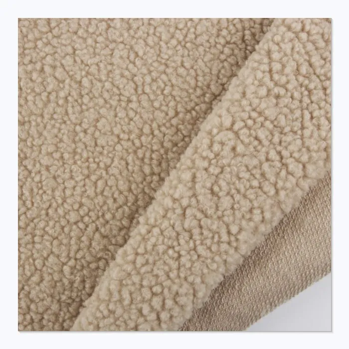 Cheap price 100%polyester knitted cashmere fabric for toy or garment