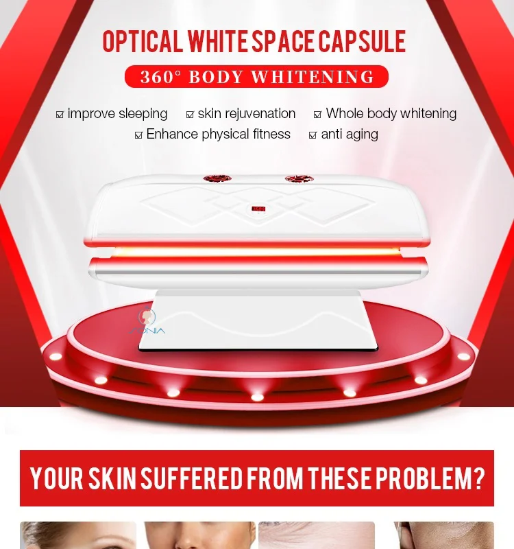 630nm 660nm 850nm Facial Device Full Body Skin Tightening Machine Pdt Photon Anti-Aging Face Led Red Light Therapy Bed_23