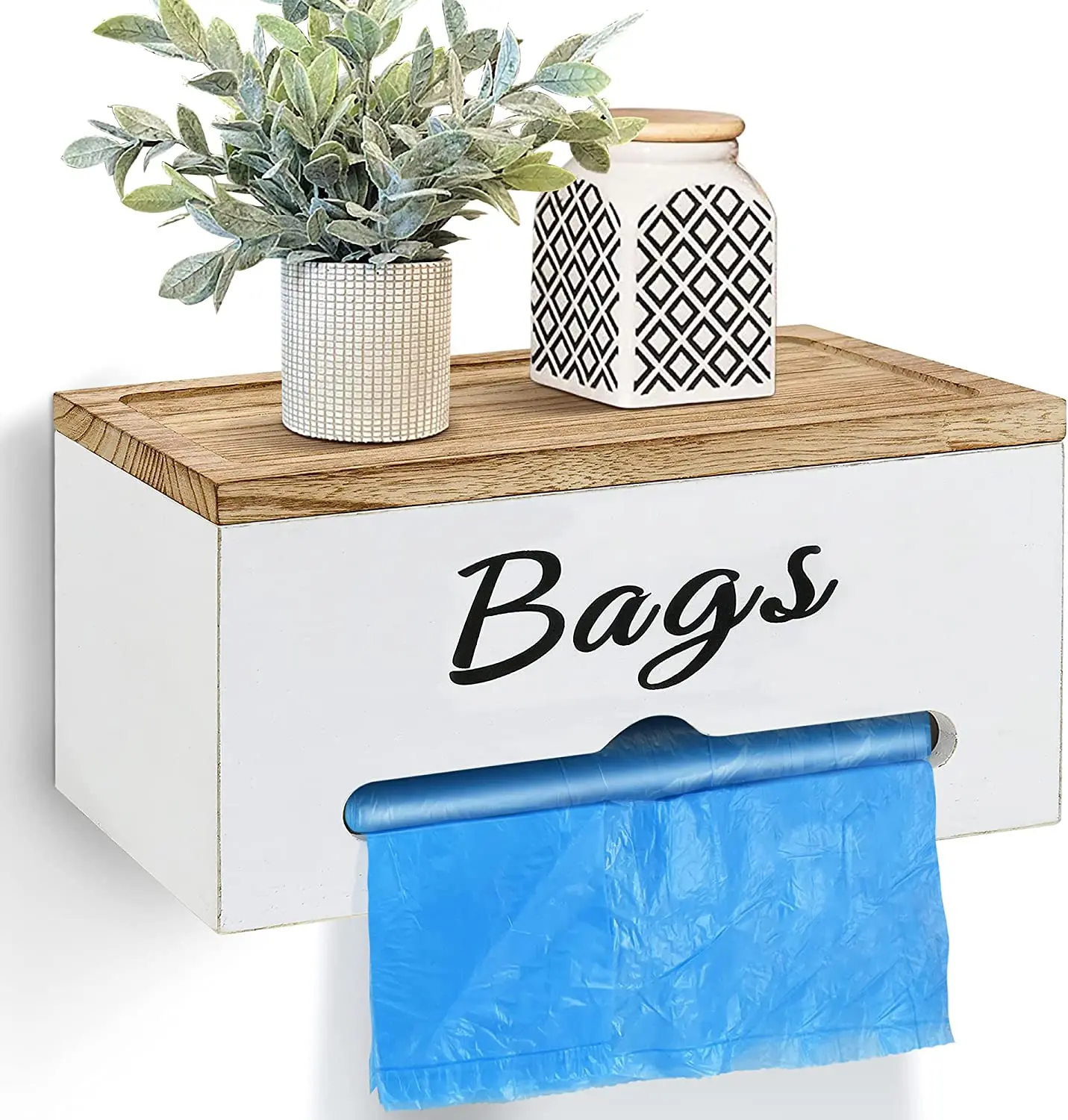 Hot Selling Trash bag dispenser holder and Wall Mounted Garbage Bag Dispenser Home and Kitchen Organization