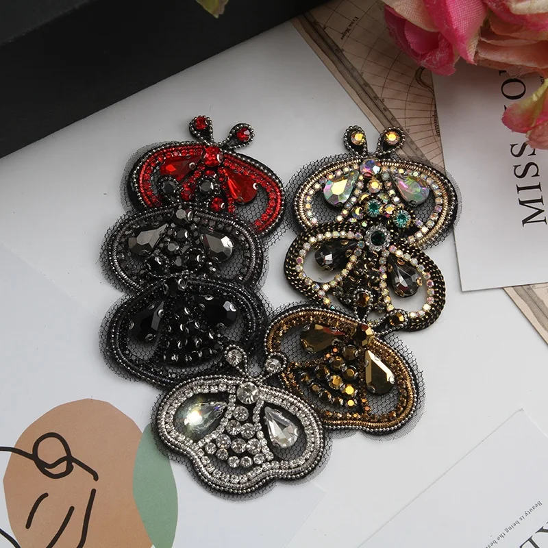 Hotfix Rhinestones,Insect Patches Iron On Fashion Patch Applique DIY Handbag