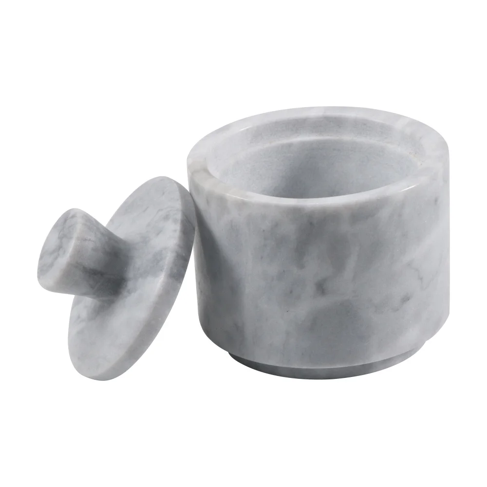 Factory White Marble salt cellar 3.5 inch