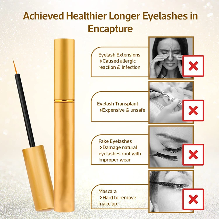 Wholesale Private Label Organic  Eye Lash Growth Serum No Hormone  Safety Eye Lash Enhancing