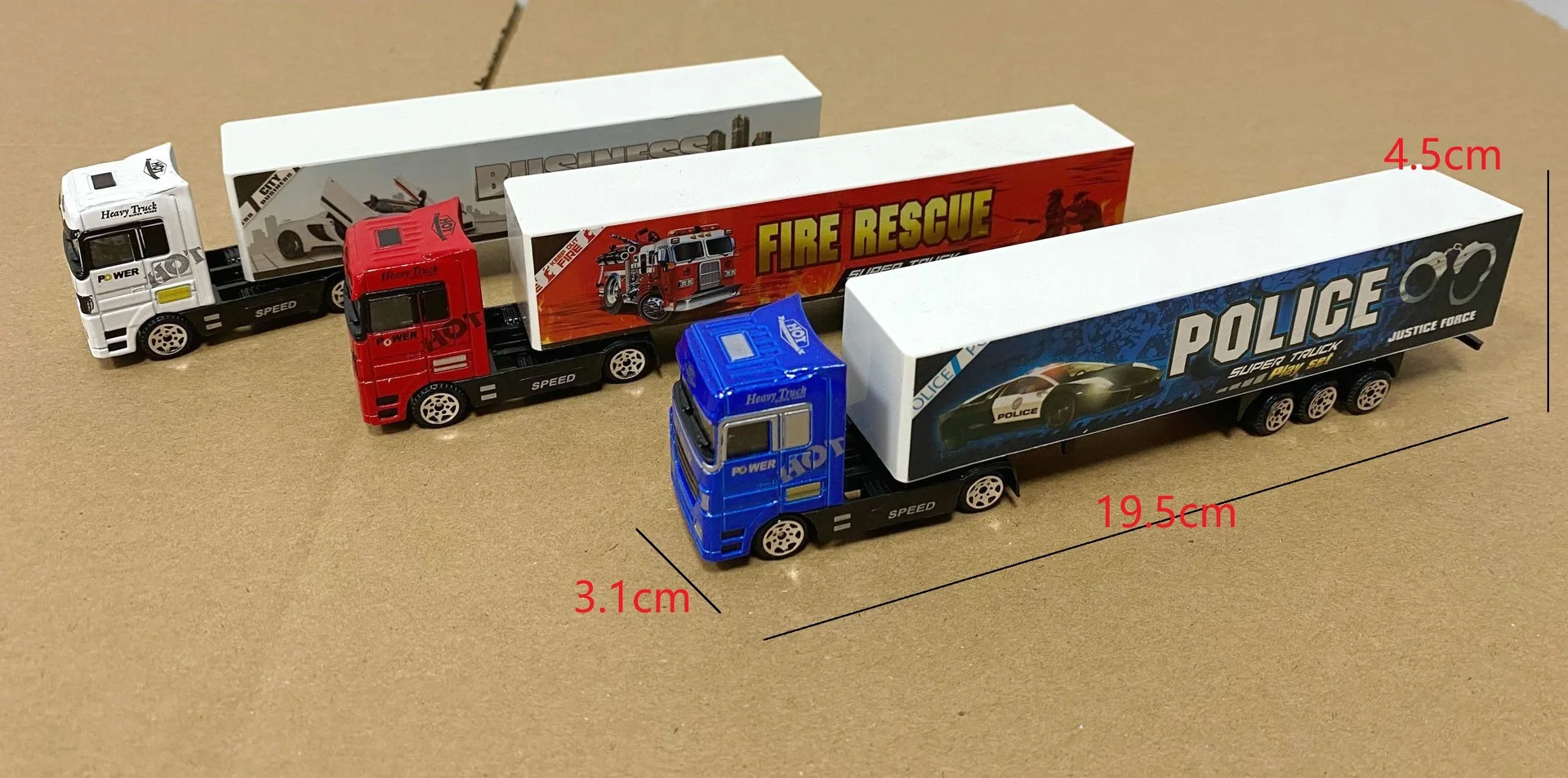 1:64 transportation truck metal model container truck toy