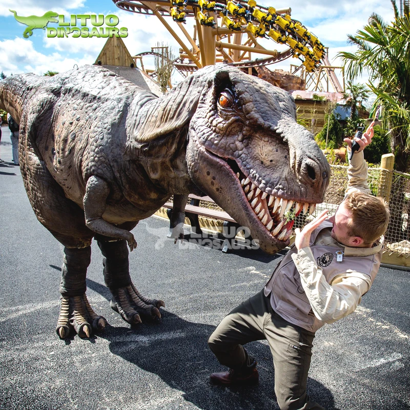Realistic Real Robotic Dinosaur Suit Dino T-rex Costume Sale