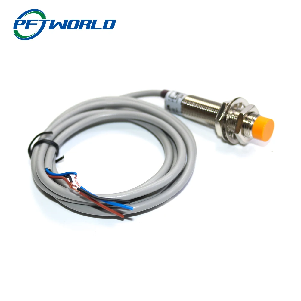 Металлический датчик M12 индуктивный Бесконтактный переключатель с нормально открытым тройным проводом NPN 2 мм 4