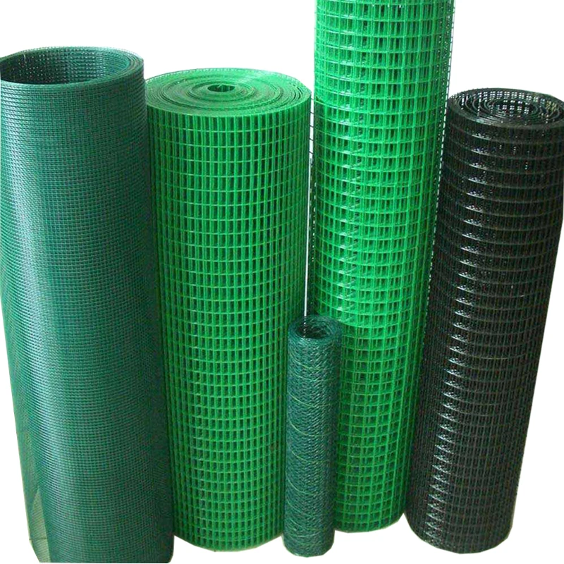 Excellent quality green color pvc coated galvanized welded wire mesh