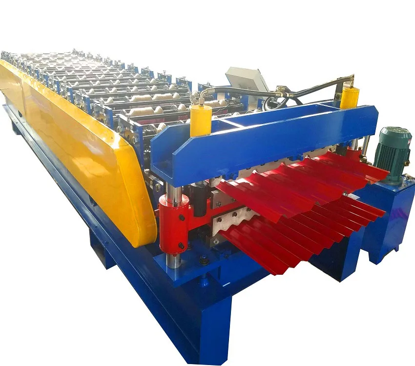 Corrugated roof sheet metal roof profiling machine ibr double metal roof panel forming machine