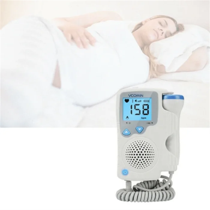 
drop shipping Prenatal Fetal Doppler Baby Heartbeat Monitor Heart Rate Detector Sonar Doppler For Pregnant Women No Radiation 