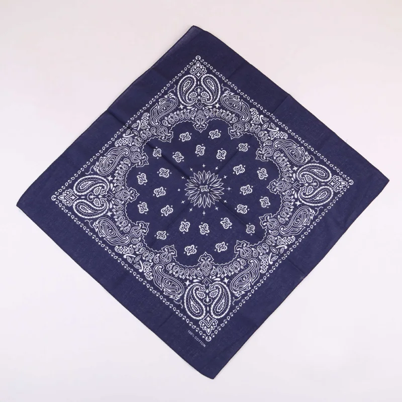 Alibaba com woge factory 55*55cm elgent muffler headwrap neckheadband ladies men plain solid square headscarf cotton bandana