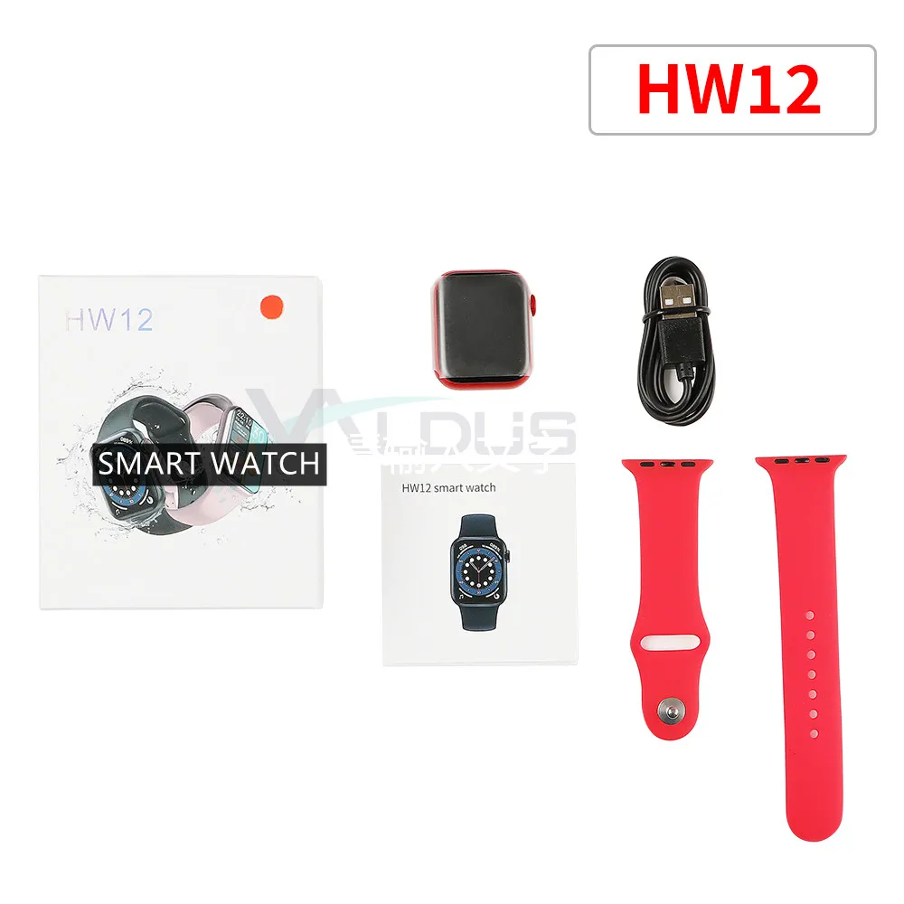 Dropshipping smartwatch low price reloj inteligente custom ce rohs smart watch 6 watch 7 series 6 bt call smart watch HW12