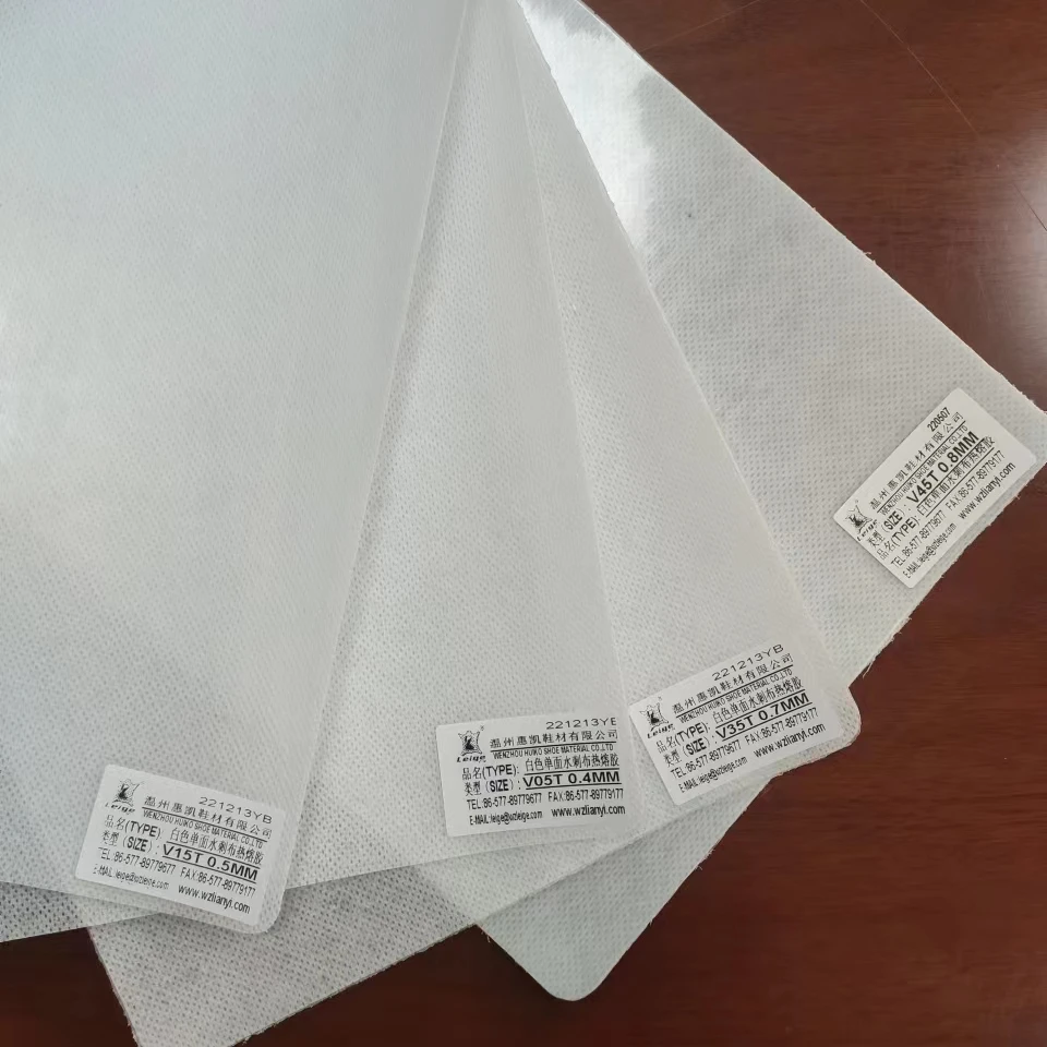 Factory Made Pingpong Hot Melt Adhesive Sheet For Toe Puff And Back Counter Shoes Accessories Ping Pong Sheet For Women Shoes