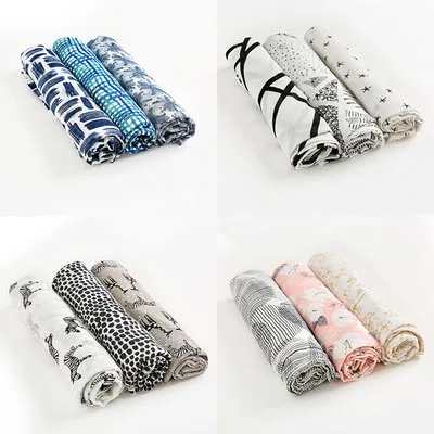 
Custom Organic Muslin Swaddle Bamboo Cotton Fabric Blanket Muslim Baby Blankets 