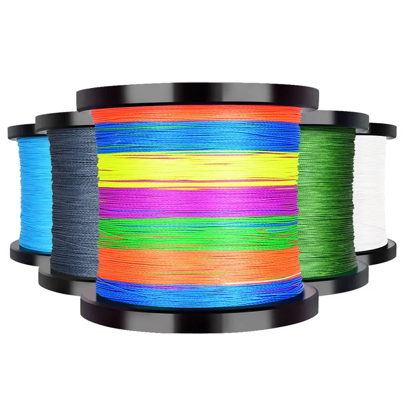hunthouse 9X 500m japan fishing colourful line pe 9 braided fishing line pe