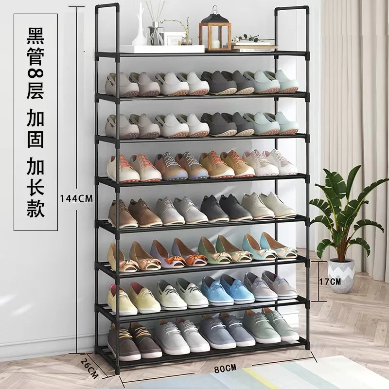 Shoe Rack Porch Storage and Assembly Shoe Rack Stainless Steel 3-Tier Shoe Rack Shelf Storage Organizer For Closet Entryway