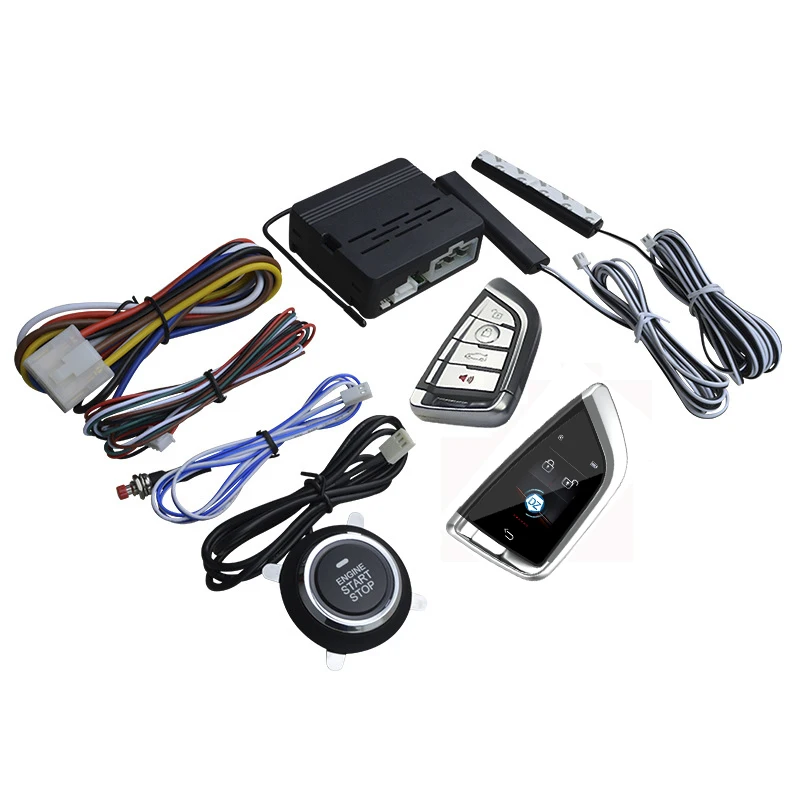 bulk drop shipping engine arm engine disarm car immobilizer system smart LCD car key start push and start system