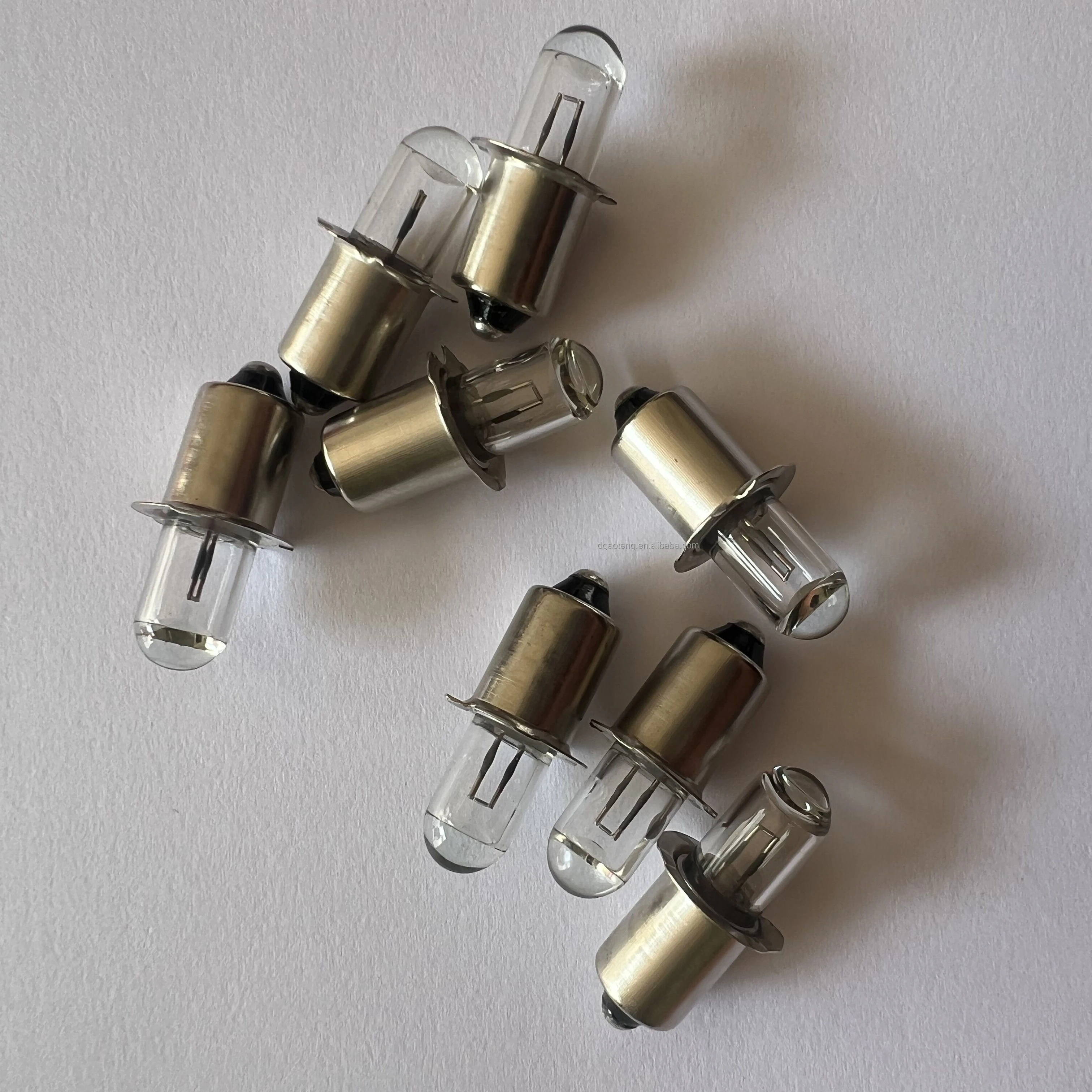 Gem Xenon Lamp Light Flashlight Bulb Power Light Part Xenon Flashlight Bulbs P13.5S Discharge Lamp