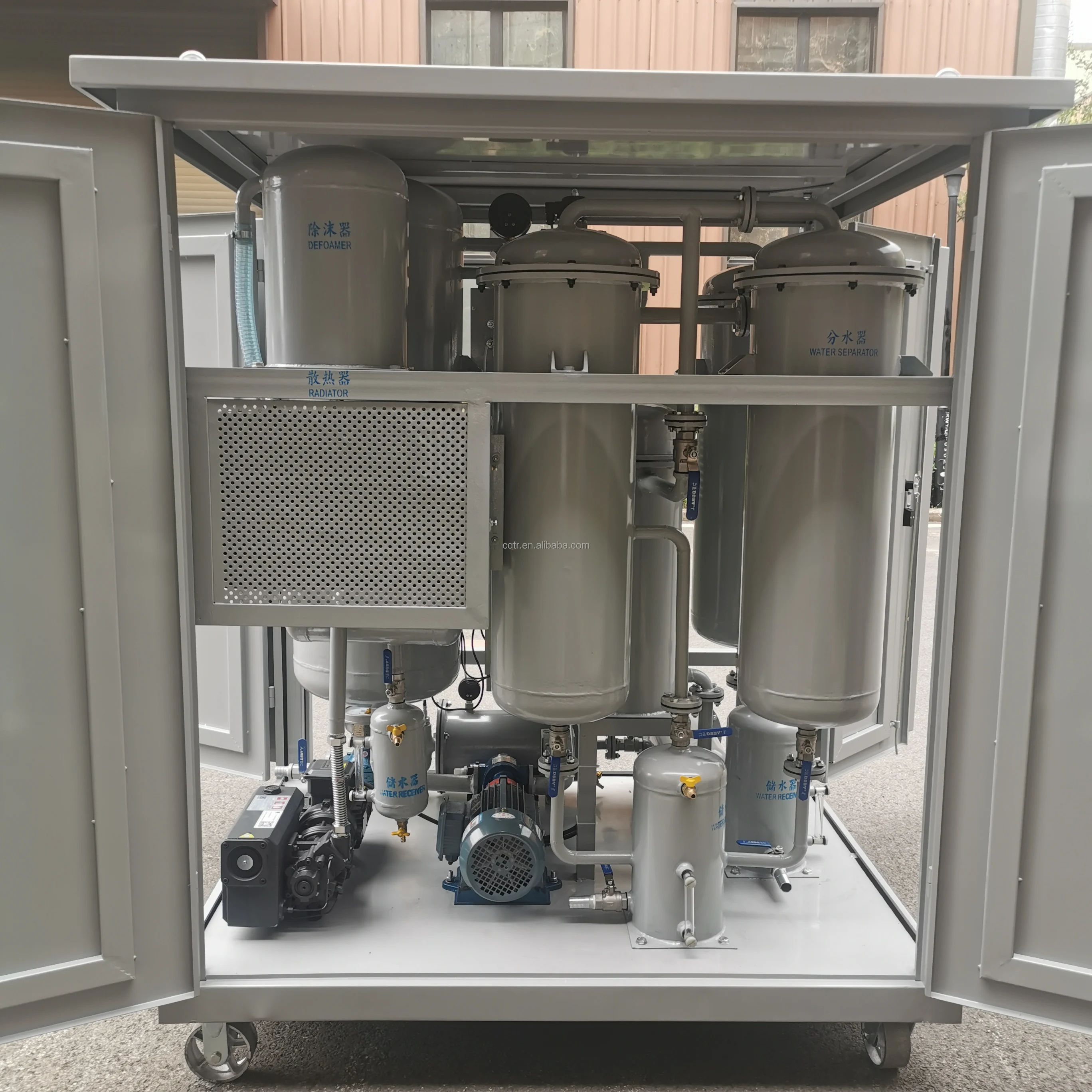 Three Phase Vacuum Transformer Oil Purifier,Oil Filtration Machine,Mobile Type Filtration Unit