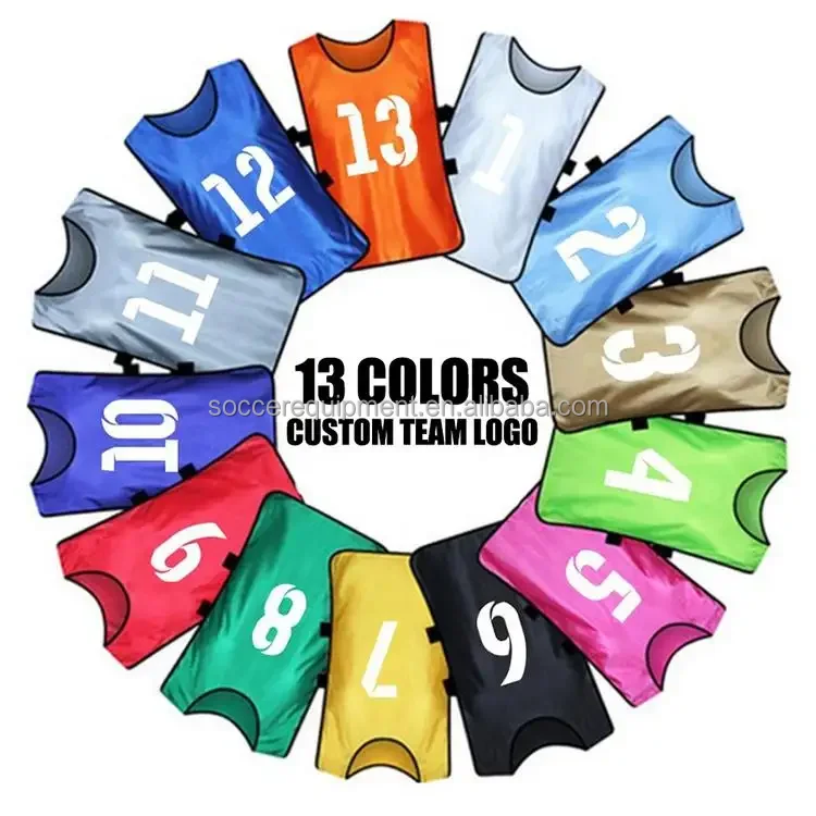 Custom football sport Pennies Practice Vests Soccer Basketball Training