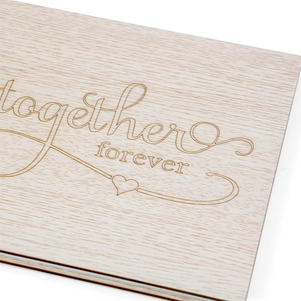 High quality photo album custom beautifully designed wooden photo album memory book