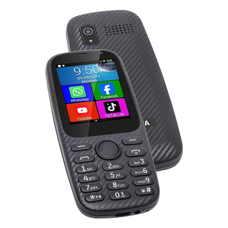UNIWA A2408 2.4 Inch 1900mAh Battery Quad Core 4G Android Keypad Feature Phone