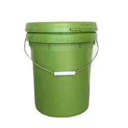 Customized 5 Gallon Plastic Buckets Pail Logo Paint Pail Round Plastic buckets with Metal Handles