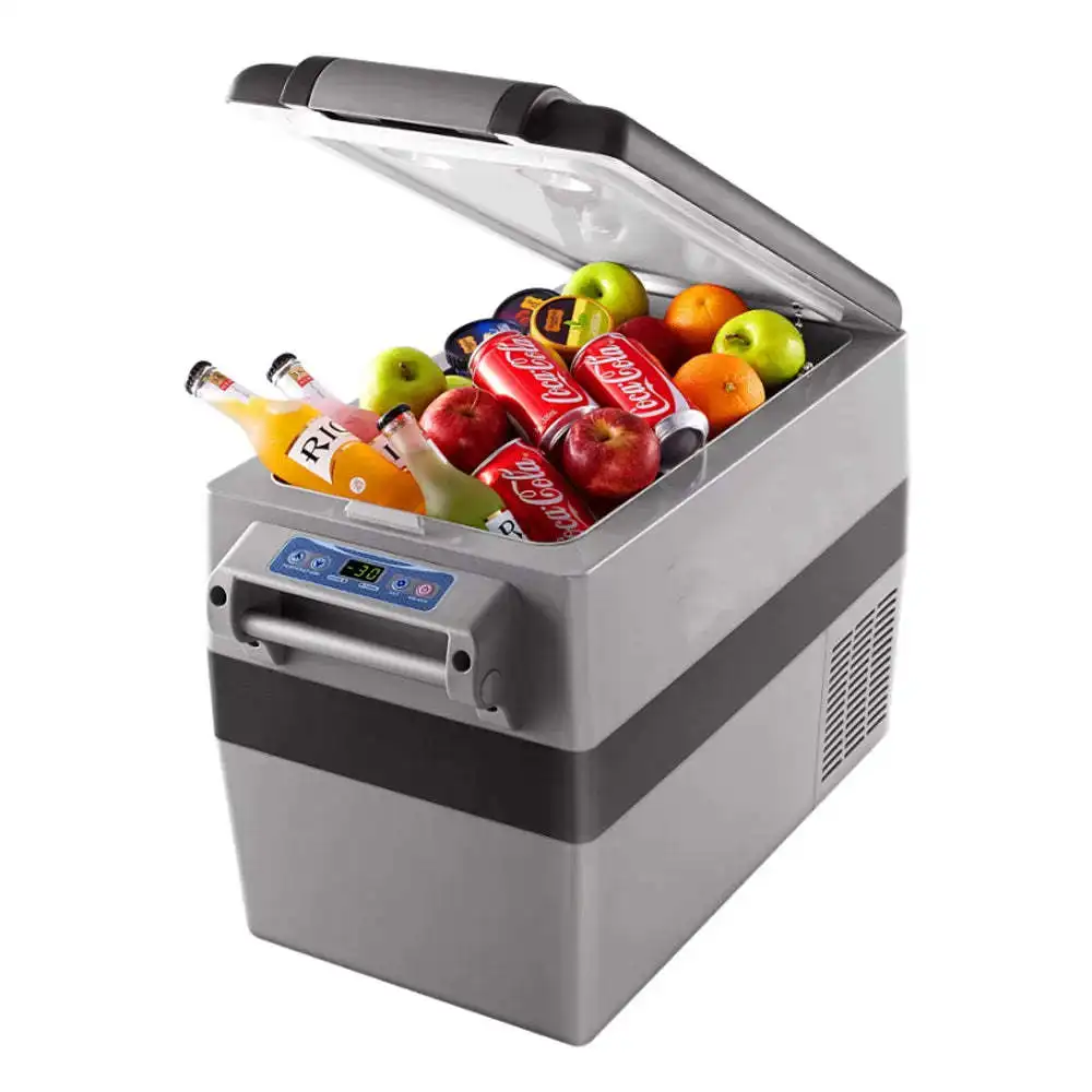 Best price 55L 12v 24v car refrigerator with digital display fridge deep freezer refrigerator for Hotel Car RV Outdoor Household