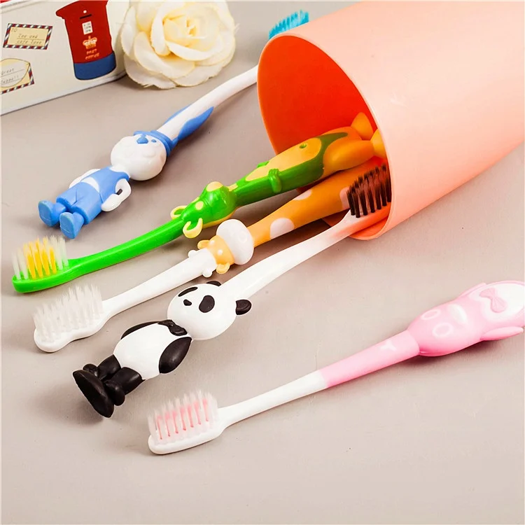 High Quality Personalized Child Tooth Brush baby toothbrush customized cute cartoon design toothbrush