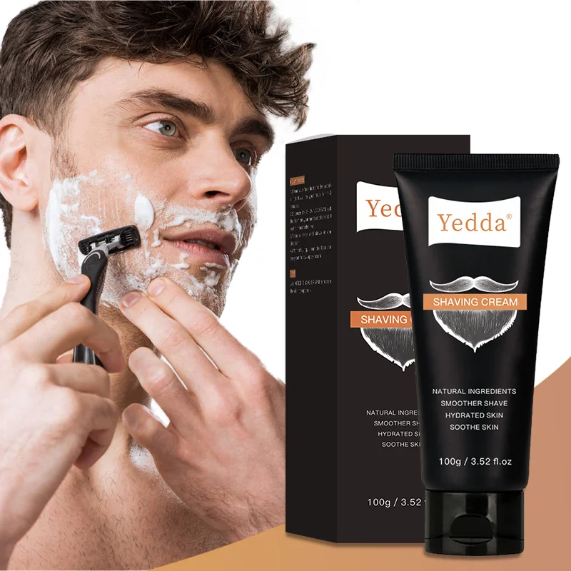 Оптовая продажа, Органический крем для бритья бороды для мужчин, Парикмахерская, уход за бородой, гель крем для бритья, мужской крем для бритья, частная марка (1600347749071)