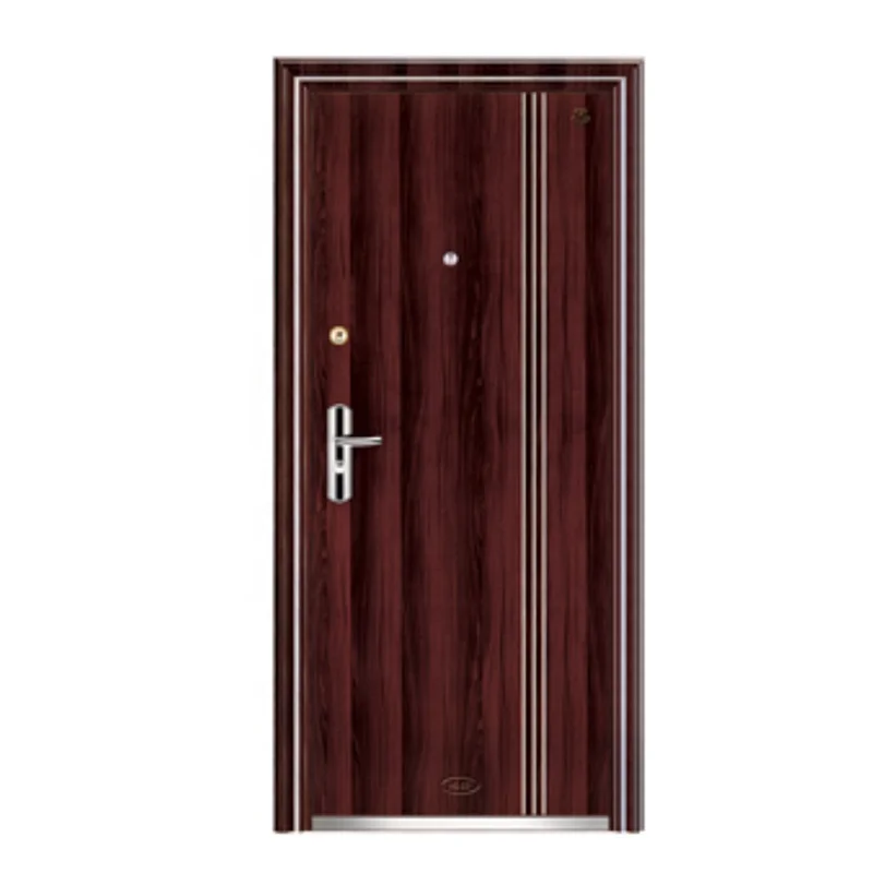 Latest design used exterior main entrance steel door design front door 