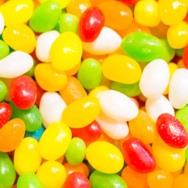 Natural color jelly bean NCNF candy halal soft beans candy sugar coated jelly candy for EURO