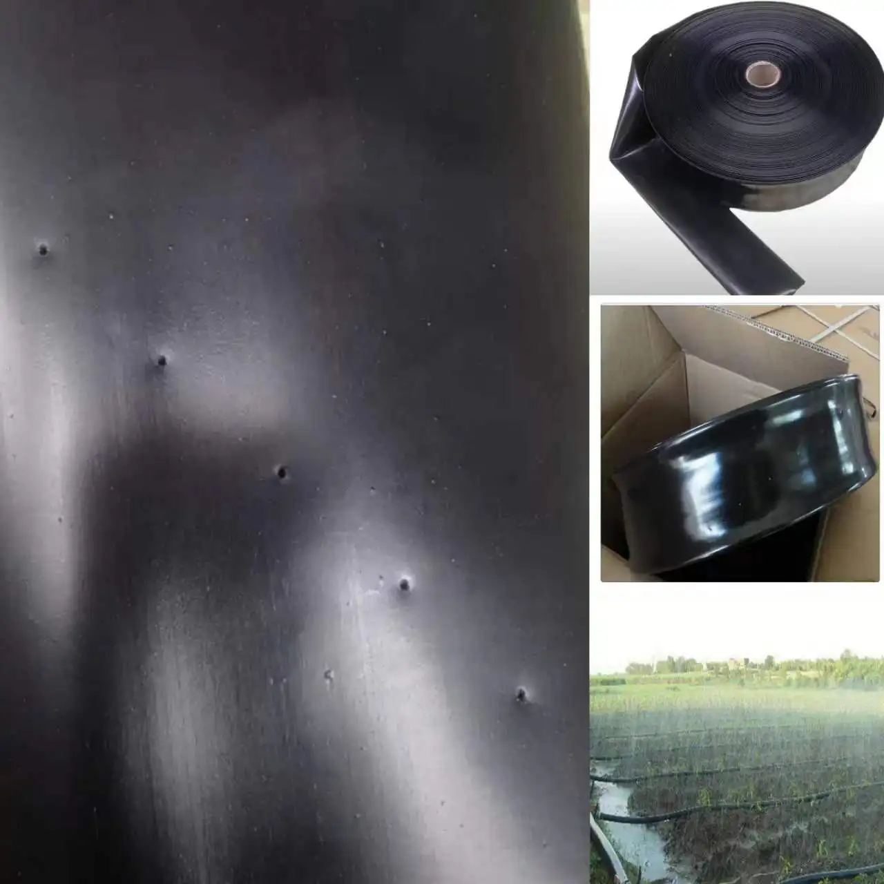 Agricultural watering Irrigation system Garden pe Hose Farm spray irrigation system tube micro flat spray tape rain hose pipe