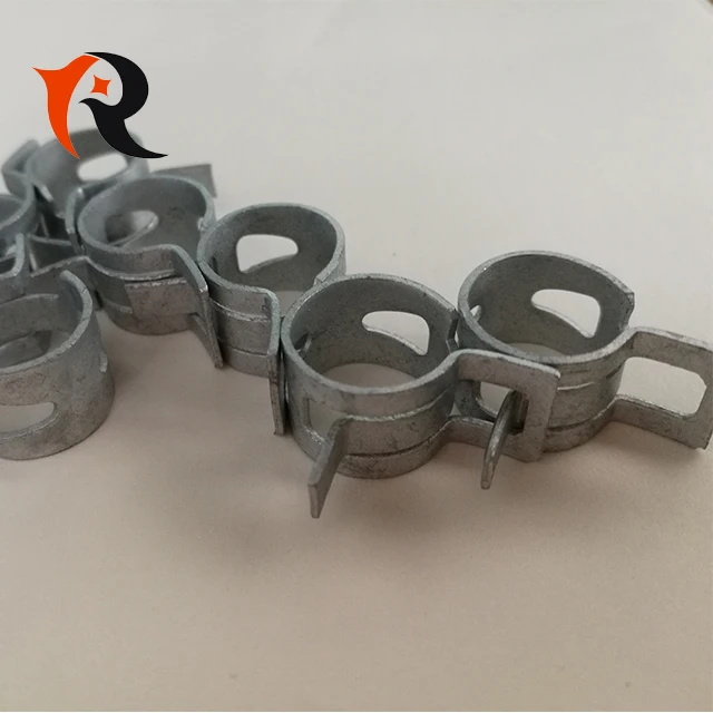Zinc Plated Mini Spring Type Hose Cilp Action Fue Spring Hose Clamp