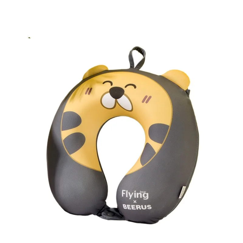 Animal Series foam particles slow rebound dual-use u-shaped travel neck pillow