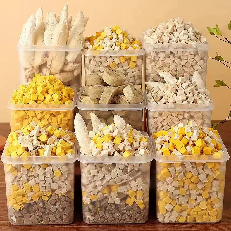 Сублимированная домашняя закуска Смешанная барашенная курица; Говядина; Яйцо; Перепел; Рыба... 9 с высоким содержанием белка, корм для домашних животных