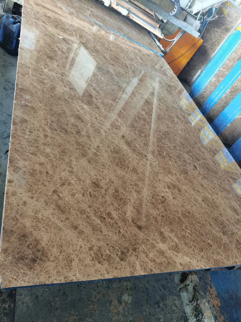 Natural Polished Marble Big Slab Beige Marble Light Emperador Marble Stone