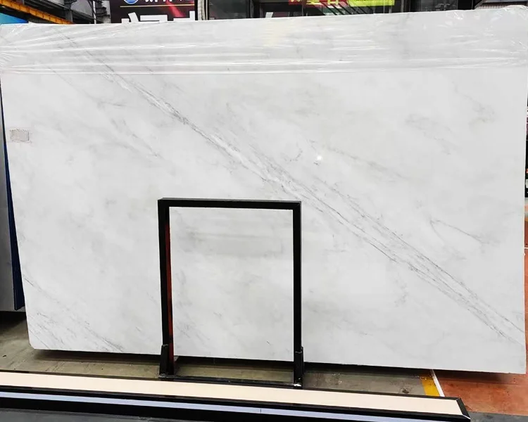 Natural Stone Greek White Oriental White Marble Slab For Indoor Bathroom Wall Floor Tile East White Marble Table Top