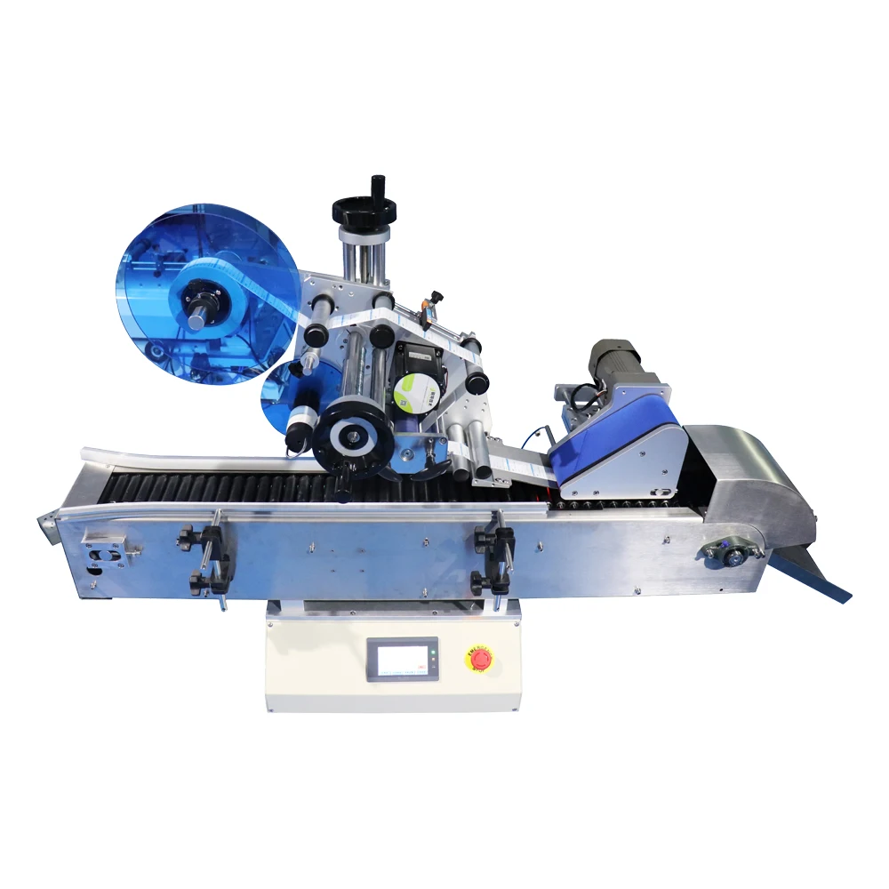 New Design Desktop Horizontal High-speed Small Round Bottle 10ml Vial Oral Liquid Self-adhesive Labeling Machine