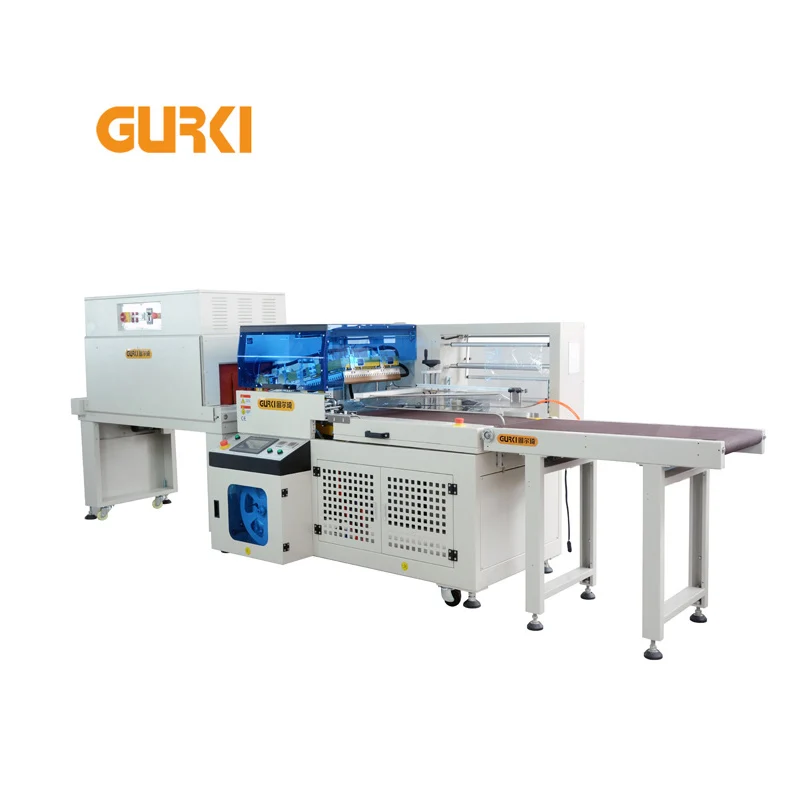 Automatic Heat Shrink Film Wrap Machine Auto Tunnel Oven Shrink Wrapping Machine