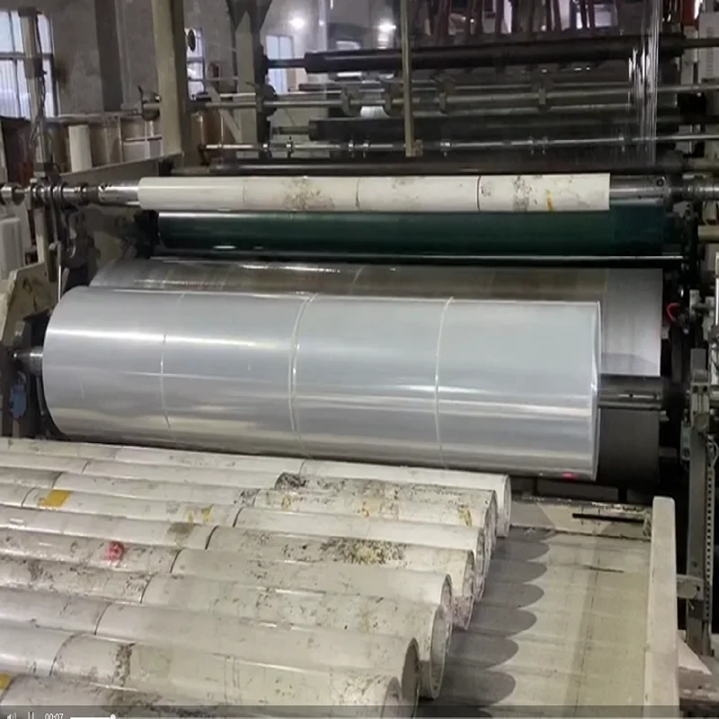 store Transparent 5 inch 80 gauge industrial shrink film shrink mini wrap r pallet wrap stretch film plastic wrap with dispense