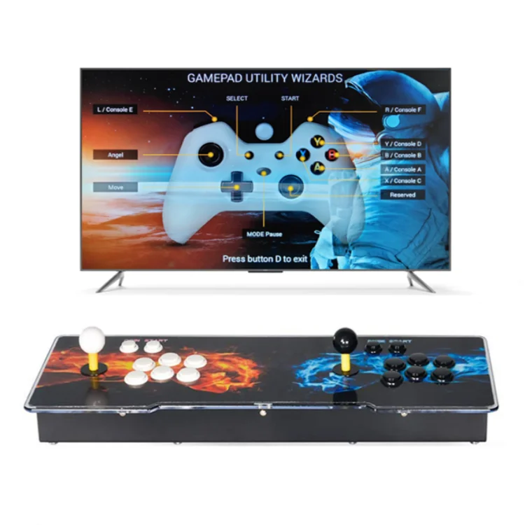 
Pandora box 3D Built-in PSP/N64/PS/DC games Perfect 3D experience 6800 games TOP arcade console 