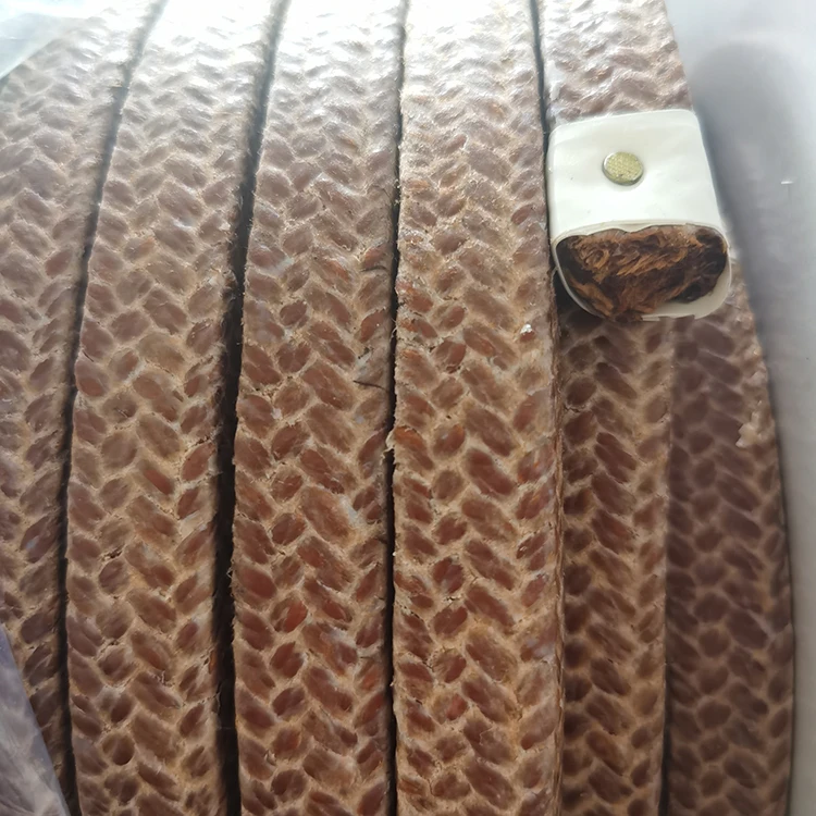 phenolic Kynol fiber yarn added with PTFE dispersion and running-in lubricant