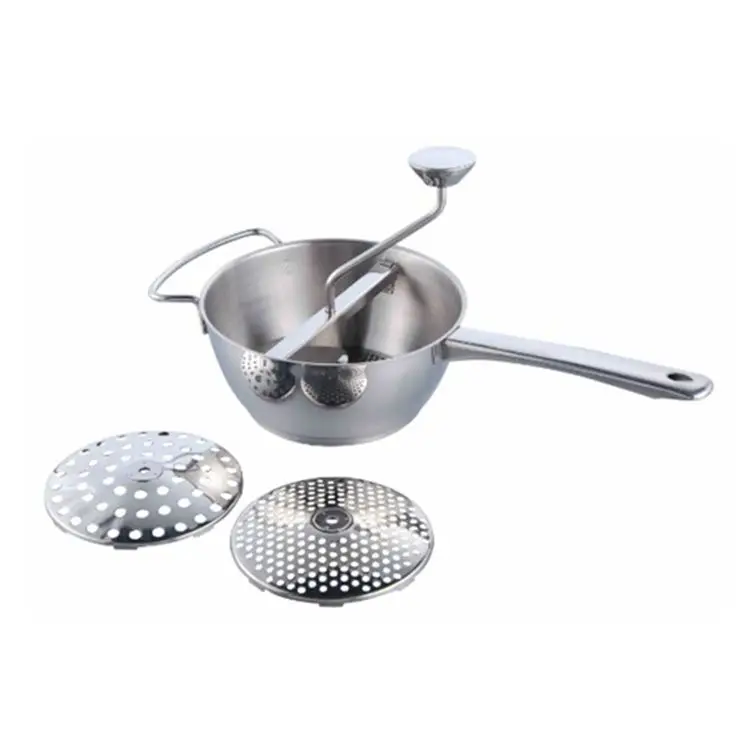 3 диска для измельчения продуктов из нержавеющей стали