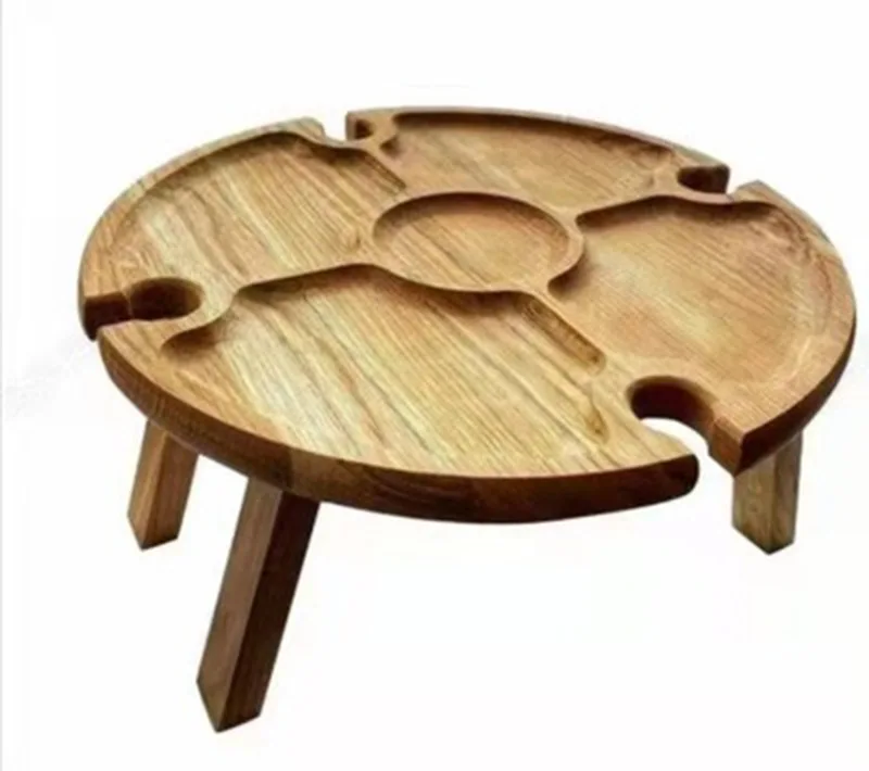 Деревянный складной стол для пикника M269, портативный маленький стол для дома и кемпинга, легко носить с собой, съемный стол для пикника