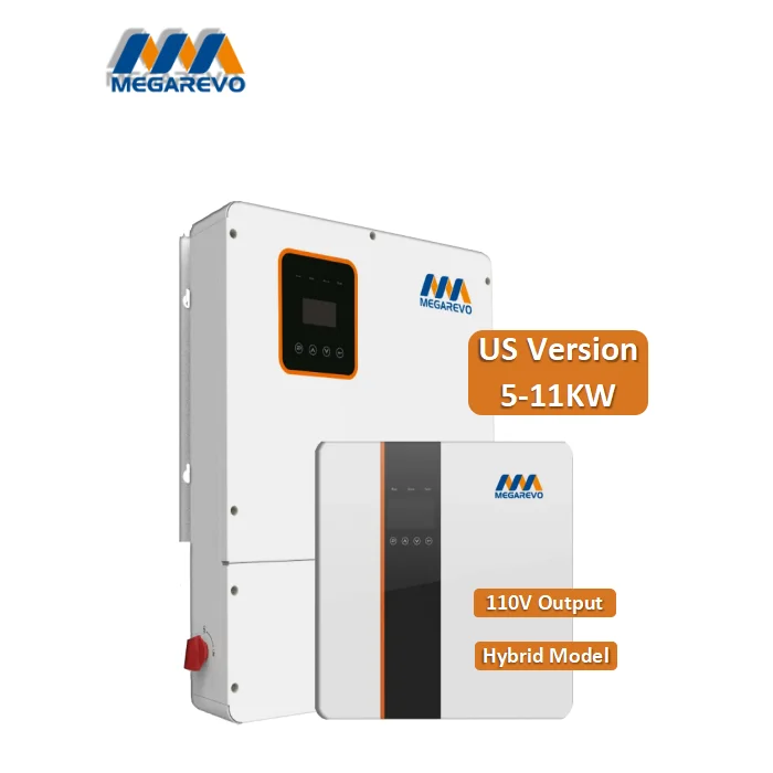 MEGAREVO Hybrid Inverter 48v 8KW 5000w 8000w Solar Inverters Dual Phase Rechargeable Power Converter Built in Wifi