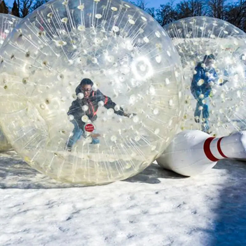 Snow Field Grass Ball Inflatable Roller Collision Space Entertainment Facilities